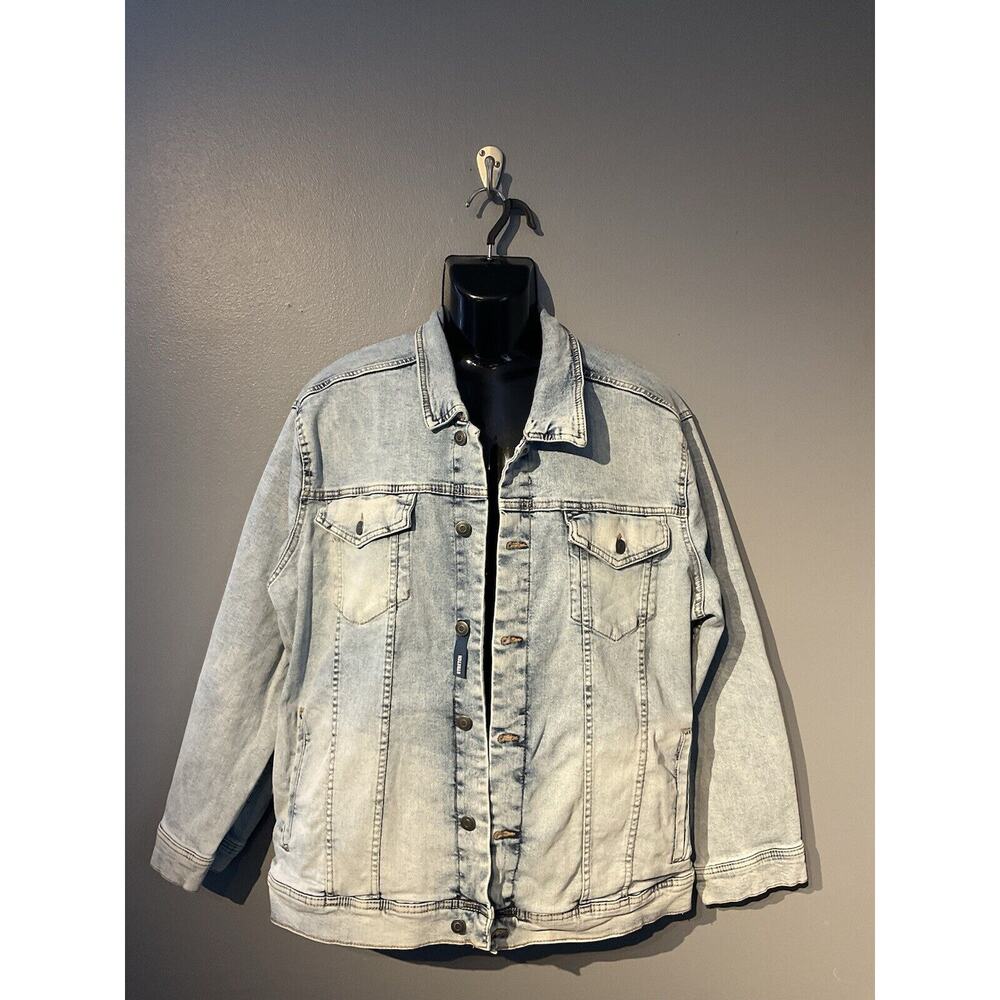 george denim Jean Jacket Women’s Size 2X Light Washed Stretch